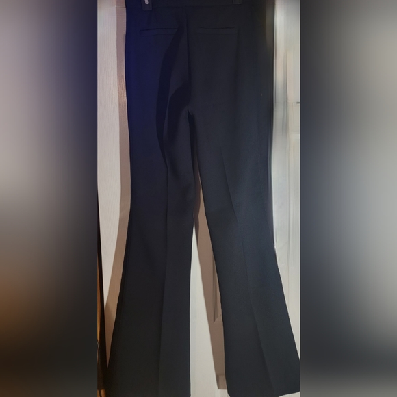 Pinko Womens Torchio Black Long Flared Trousers Italian size 44 / U.S. size 8 - Picture 5 of 11